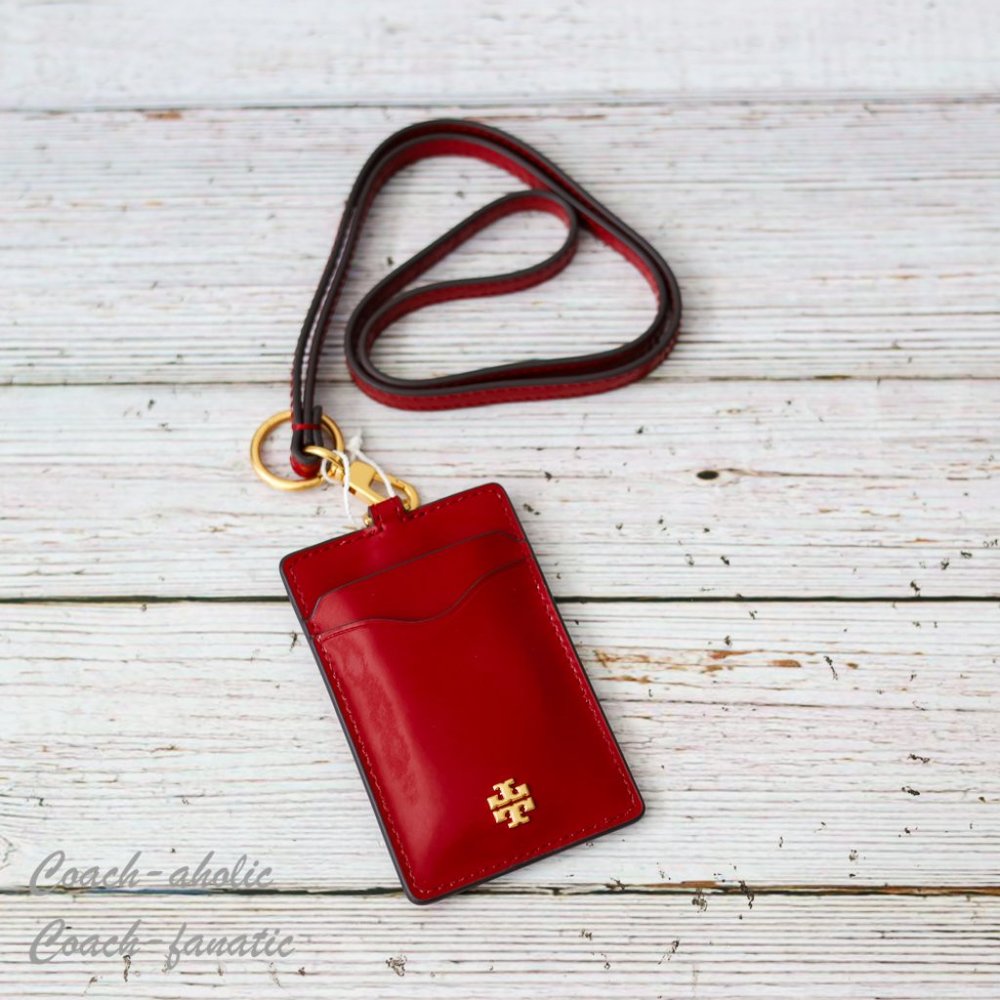 NWT Tory Burch Emerson Leather Lanyard ID Credit Card Holder - Picture 9 of 14